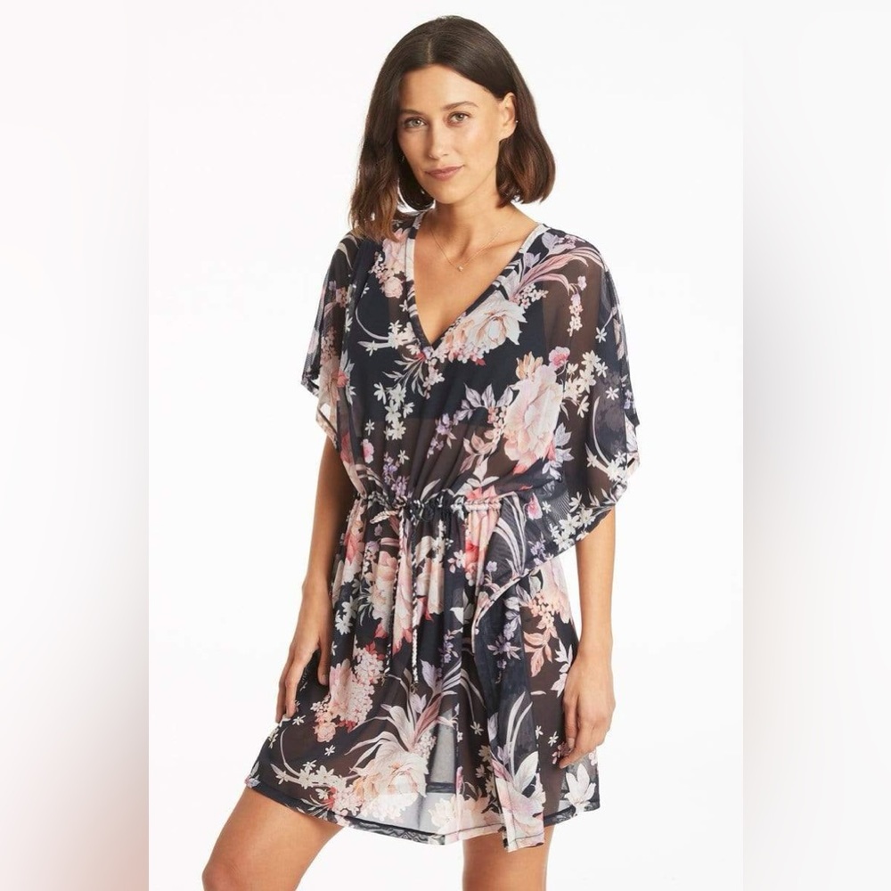 NWOT Sea Level Martini Mesh Kaftan - Size Medium